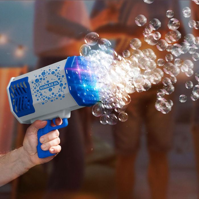 Pistola de Burbujas Gigante con LED Gubles XL InnovaGoods 14 Pistola de Burbujas Gigante con LED Gubles XL InnovaGoods 14