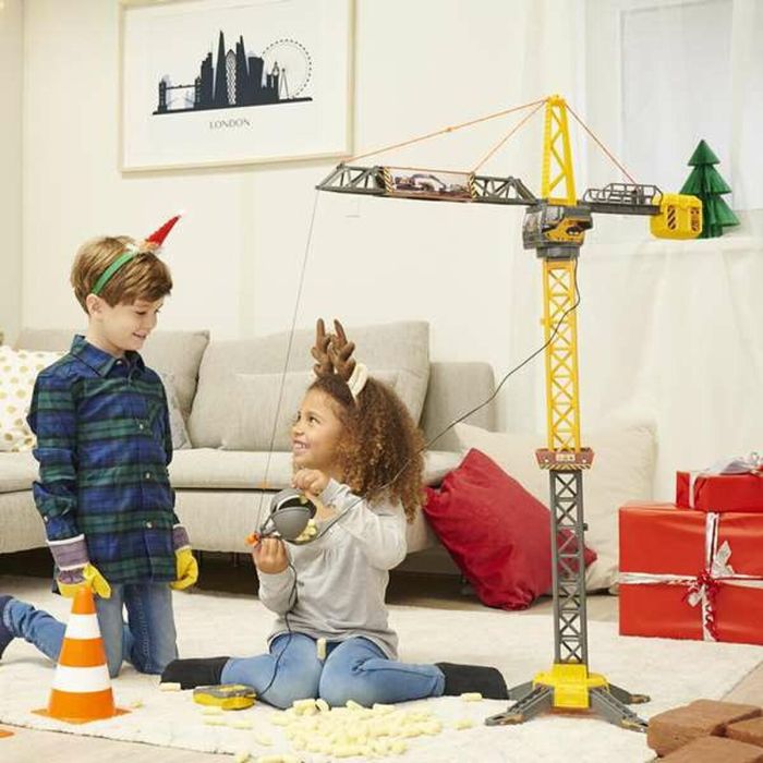 Smoby Grúa Radio Control Mighty Crane 110 cm Gira 360° con Mando por Cable Niños +3 años 4 Smoby Grúa Radio Control Mighty Crane 110 cm Gira 360° con Mando por Cable Niños +3 años 4