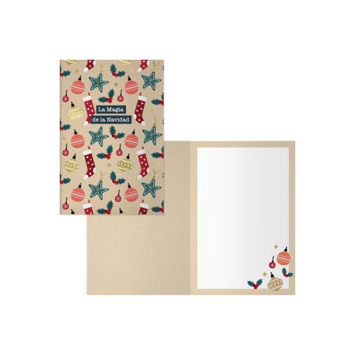 Dohe Tarjeta Felicitación Navidad Jolly 70038 - Pack 6 Unidades 11.5 x 17 cm 1