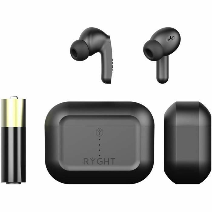 RYGHT PULSE ANC - Auriculares intrauditivos bluetooth inalámbricos con estuche (NEGRO) 5