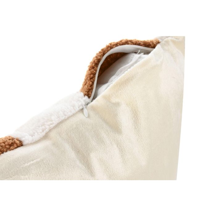 Cojin Urban DKD Home Decor Blanco Marron 8 x 45 x 45 cm (2 Unidades) 2 Cojin Urban DKD Home Decor Blanco Marron 8 x 45 x 45 cm (2 Unidades) 2