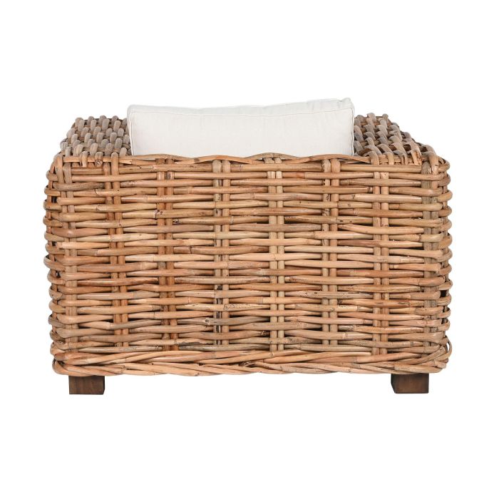 Sofa Item Home DKD Home Decor Natural Crudo 98 x 64 x 220 cm Set de 4 9