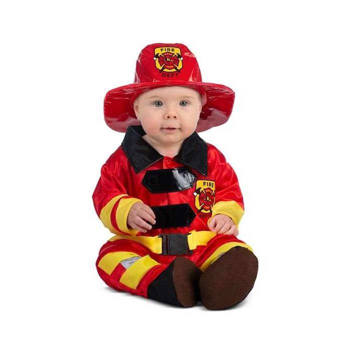 Disfraz bebé bombero talla 7-12 m Disfraz bebé bombero talla 7-12 m