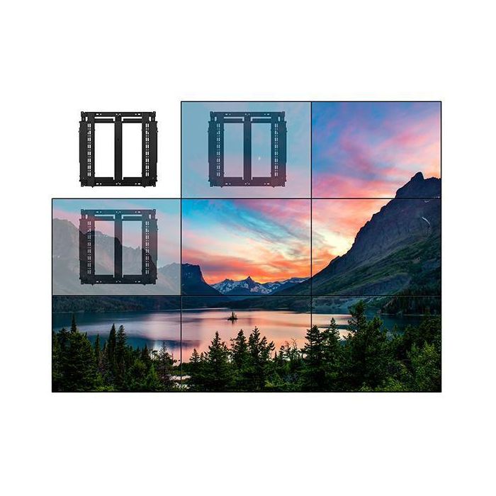 B-Tech BT8312 Soporte para Videowall Slimline Full Service con Micro-Ajuste (VESA 600 x 400) 6