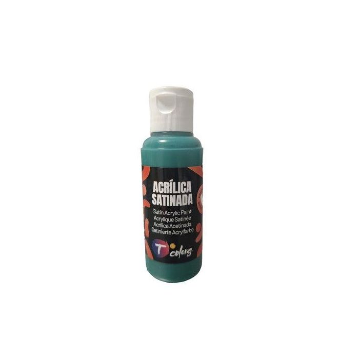 Pintura Acrilica Tcolors 80 Ml (Botella) Verde Oscuro