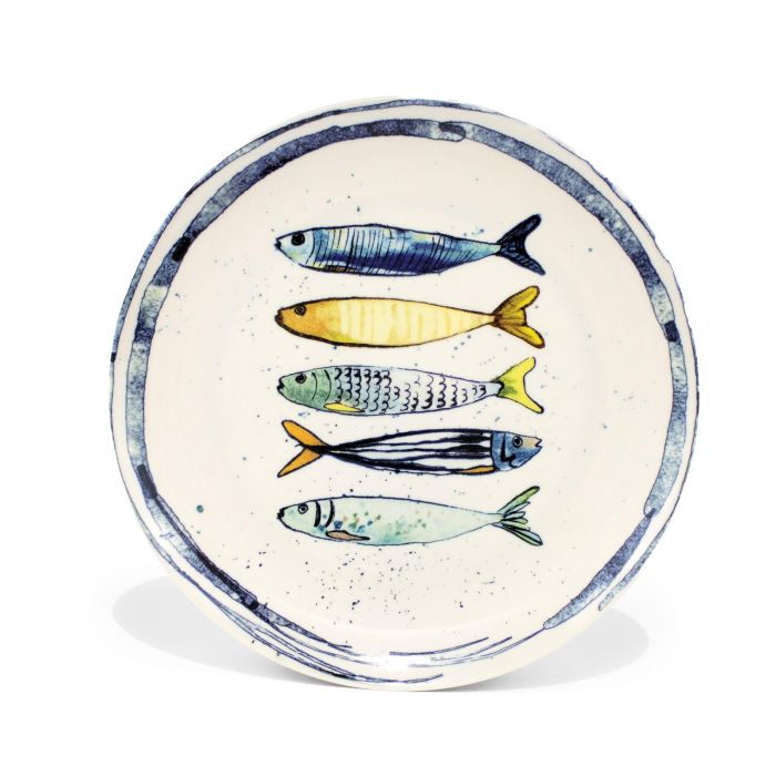 La Mediterran Plato Llano Melamina Brillo Peixe 25.5 cm (24 Unidades) 1 La Mediterran Plato Llano Melamina Brillo Peixe 25.5 cm (24 Unidades) 1