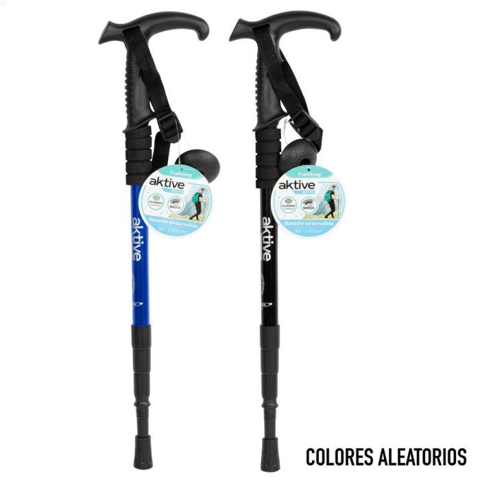 Bastón Trekking Aktive (10 Unidades) 110 cm 1 Bastón Trekking Aktive (10 Unidades) 110 cm 1