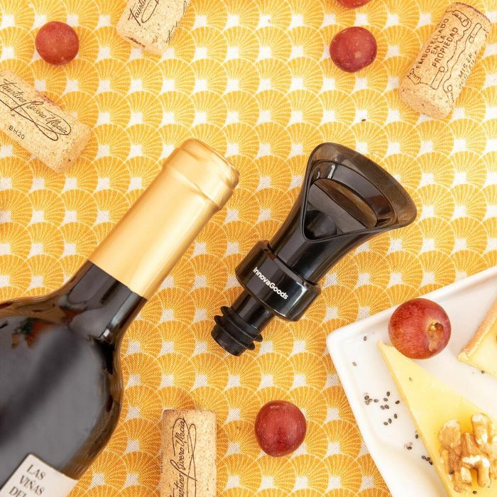 Tapón Dispensador Aireador de Vino 2 en 1 Wintopp InnovaGoods 5 Tapón Dispensador Aireador de Vino 2 en 1 Wintopp InnovaGoods 5