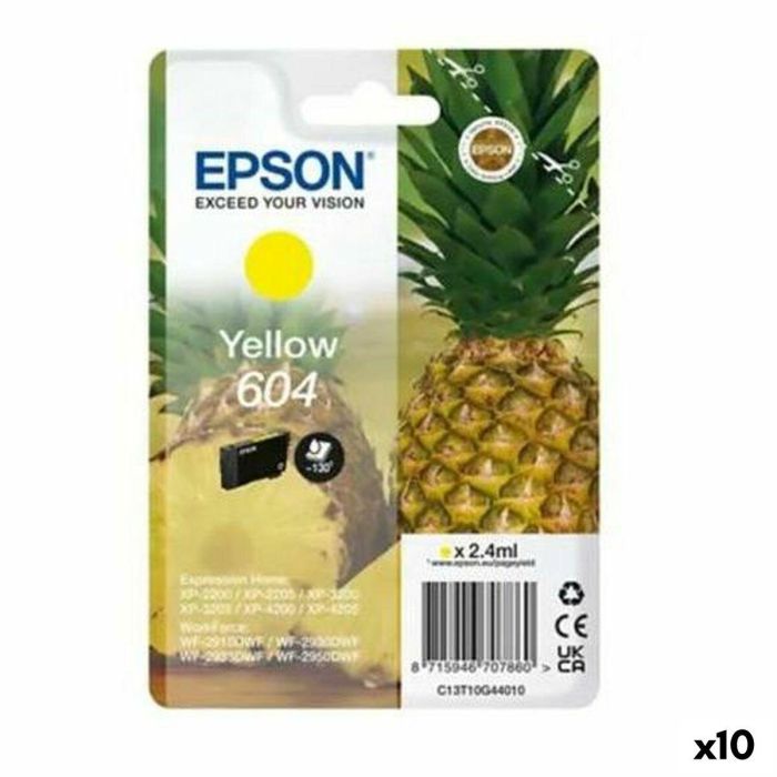 Epson Cartucho 604 Amarillo C1310 gr44010 Xp2200 Compatible con Expression Home XP-2200, XP-2205, XP-3200, XP-3205 Epson Cartucho 604 Amarillo C1310 gr44010 Xp2200 Compatible con Expression Home XP-2200, XP-2205, XP-3200, XP-3205