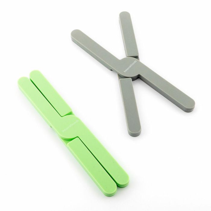 Salvamanteles Individual Plegable de Silicona Folvet InnovaGoods 2 Unidades 8 Salvamanteles Individual Plegable de Silicona Folvet InnovaGoods 2 Unidades 8