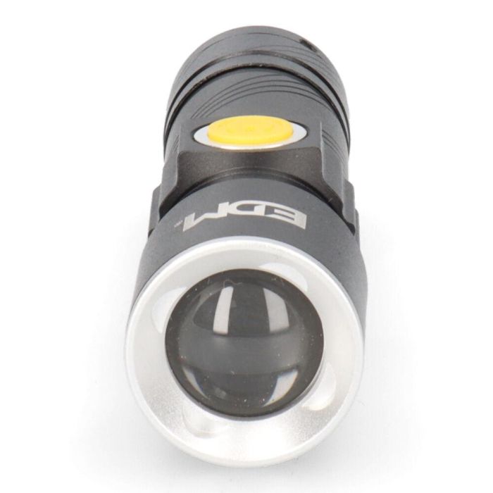 Edm Linterna Mini con Zoom 1 LED 120lm/40lm/Flash 9.000K Recargable USB 2 Edm Linterna Mini con Zoom 1 LED 120lm/40lm/Flash 9.000K Recargable USB 2