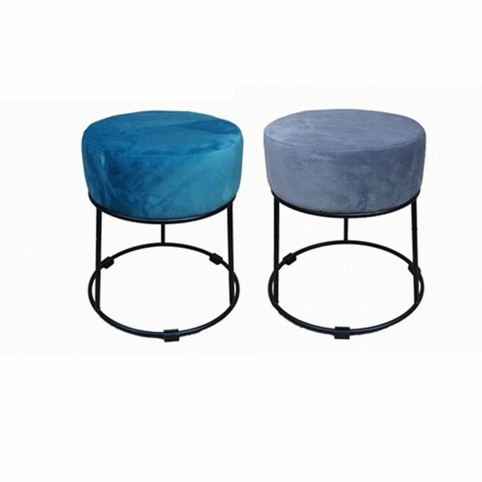 Reposapies Urban DKD Home Decor Viridian (Verde Azulado) Gris 36 x 37 x 36 cm (2 Unidades) Reposapies Urban DKD Home Decor Viridian (Verde Azulado) Gris 36 x 37 x 36 cm (2 Unidades)