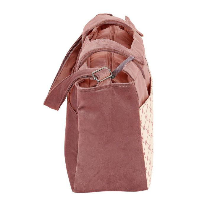 Bolso Cambiador de Pañales Safta Marsala Rosa (46 x 26 x 15 cm) 2