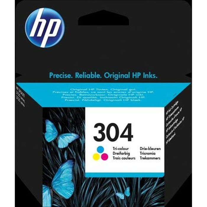 Cartucho de Tinta Original HP DESKJET 3720 - Nº304 Tricolor (60 unidades) 1 Cartucho de Tinta Original HP DESKJET 3720 - Nº304 Tricolor (60 unidades) 1