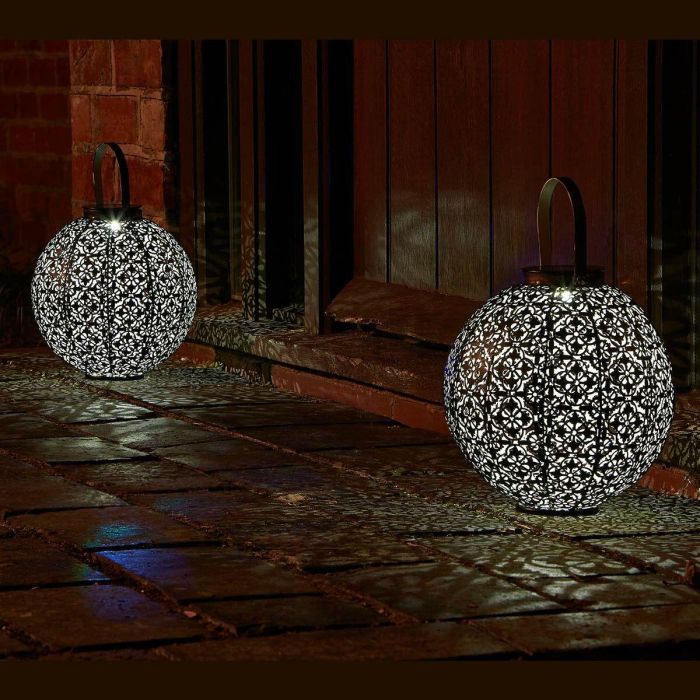 Smart Garden SMA5050642006880 Linterna Solar Damaskus de Metal Calado 1