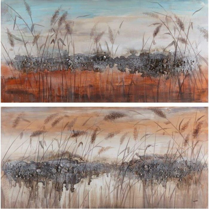 Cuadro DKD Home Decor 140 x 3,5 x 70 cm Moderno (2 Unidades) Cuadro DKD Home Decor 140 x 3,5 x 70 cm Moderno (2 Unidades)