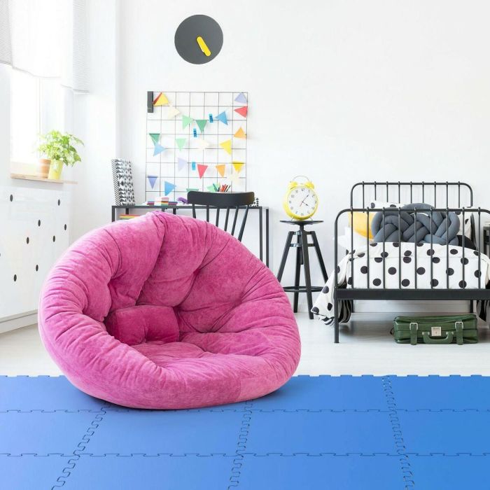 Alfombra de Puzzle Aktive Goma Eva 50 x 0,4 x 50 cm 9 Piezas (4 Unidades) Azul 3 Alfombra de Puzzle Aktive Goma Eva 50 x 0,4 x 50 cm 9 Piezas (4 Unidades) Azul 3