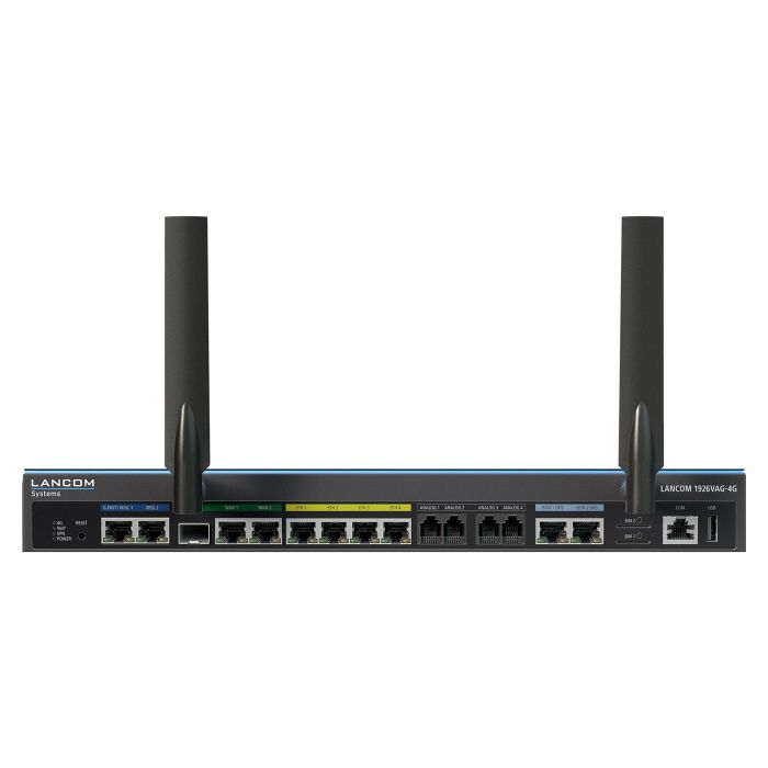 LANCOM 1926VAG-4G Router Negro 1U BGP4, LISP, OSPFv2, RIP-2 4G LTE 0 LANCOM 1926VAG-4G Router Negro 1U BGP4, LISP, OSPFv2, RIP-2 4G LTE 0