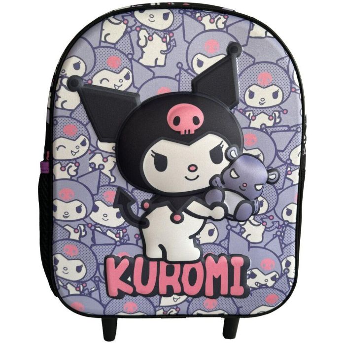Sanrio Kuromi Hello Kitty Trolley 3D Infantil 32cm