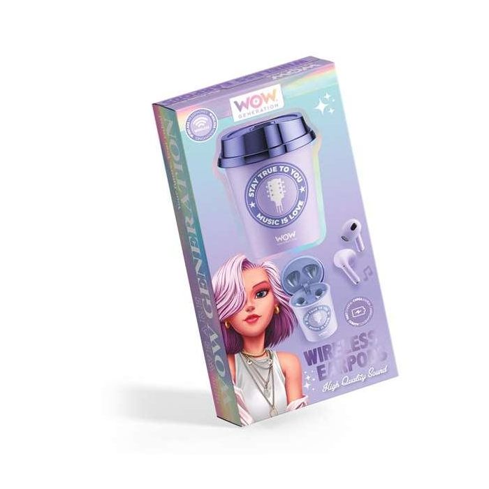 Kids Euroswan Auriculares Inalámbricos Infantiles con Estuche con Forma de Vaso, Ideales para Niños +3 años, Modelos Surtidos 2 Kids Euroswan Auriculares Inalámbricos Infantiles con Estuche con Forma de Vaso, Ideales para Niños +3 años, Modelos Surtidos 2