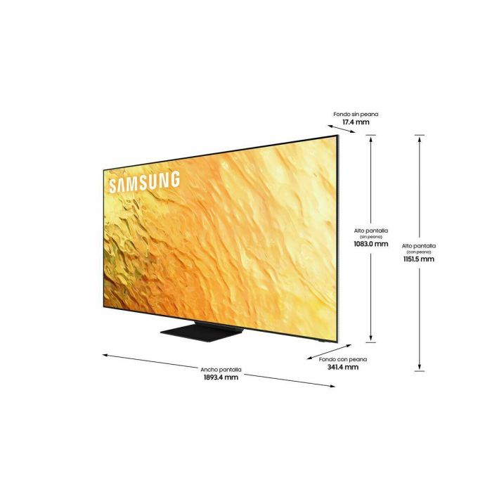 Smart TV Samsung 75QN800B 75" QLED 4K Ultra HD 8K Ultra HD 22 Smart TV Samsung 75QN800B 75" QLED 4K Ultra HD 8K Ultra HD 22