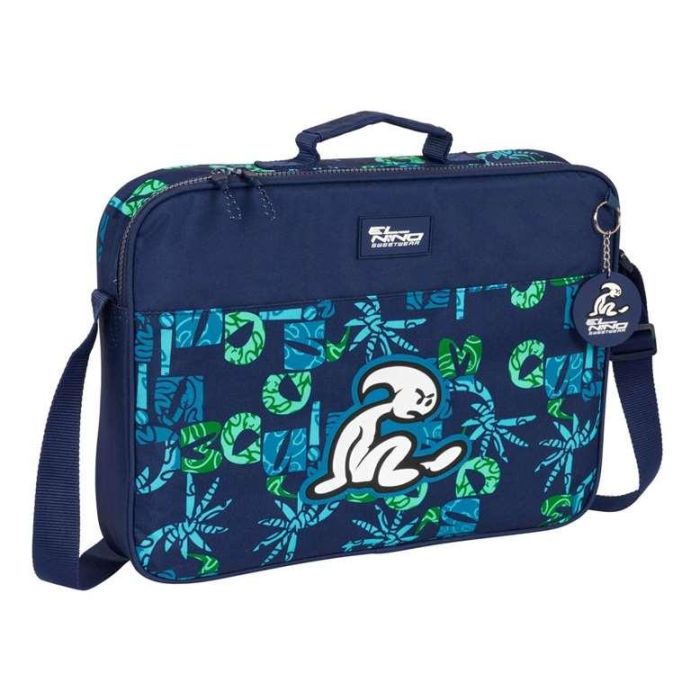 Cartera Escolar El Niño Glassy Azul marino 38 x 28 x 6 cm Cartera Escolar El Niño Glassy Azul marino 38 x 28 x 6 cm