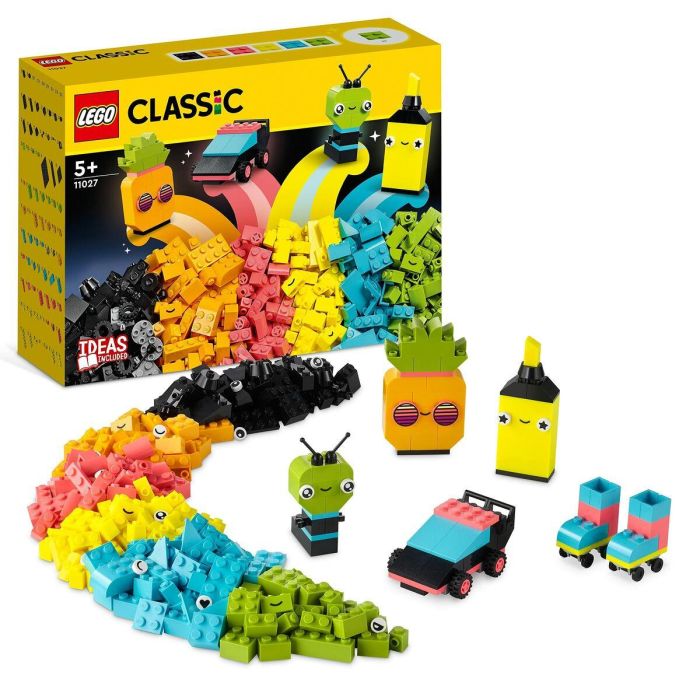 Juego de construccion diversión creativa neón lego classic 5