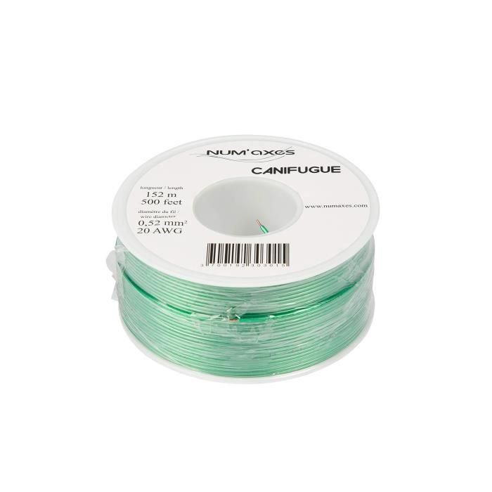 Num'Axes Hilo Conductor para Valla Anti-Fuga CANIFUGUE, MIX & PRO - 0.52mm² x 152m, 1 Paquete 1 Num'Axes Hilo Conductor para Valla Anti-Fuga CANIFUGUE, MIX & PRO - 0.52mm² x 152m, 1 Paquete 1