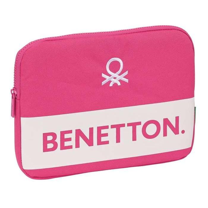 Funda para Portátil Benetton Raspberry Fucsia (31 x 23 x 2 cm)