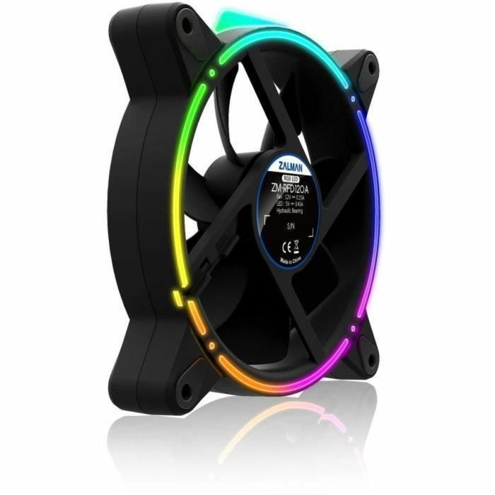 Zalman ZM-RFD120A Ventilador de Carcasa para PC 12 cm Negro con Iluminación LED Multi y 1500 RPM 1 Zalman ZM-RFD120A Ventilador de Carcasa para PC 12 cm Negro con Iluminación LED Multi y 1500 RPM 1