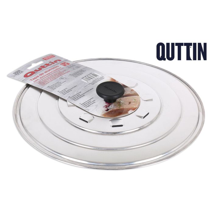 Quttin Tapa con Desvaporizador de Aluminio 32 cm (12 Unidades) 0 Quttin Tapa con Desvaporizador de Aluminio 32 cm (12 Unidades) 0
