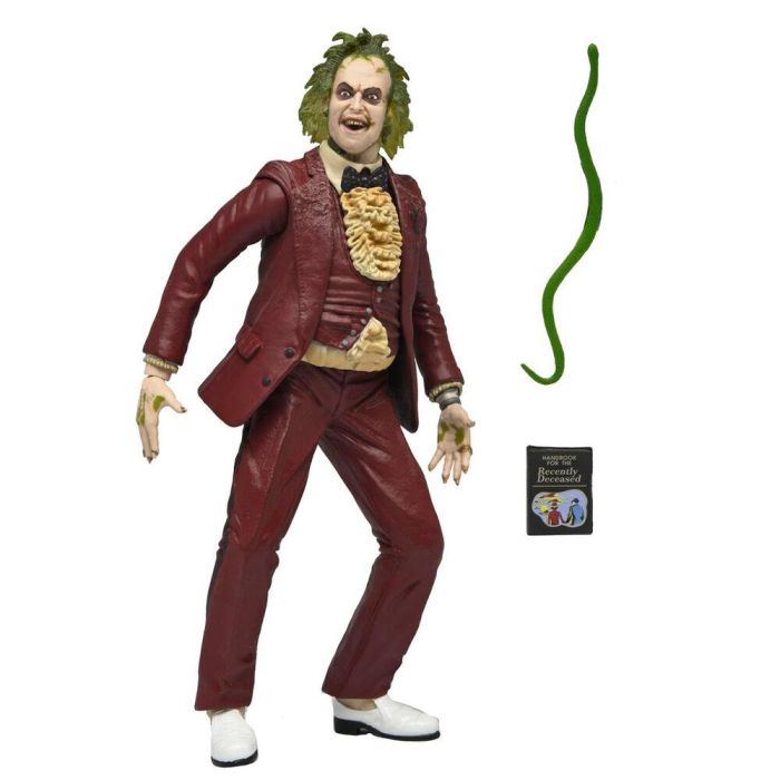 NECA Beetlejuice Red Tuxedo Figura de Acción Colección 1988 - 18 cm 1 NECA Beetlejuice Red Tuxedo Figura de Acción Colección 1988 - 18 cm 1