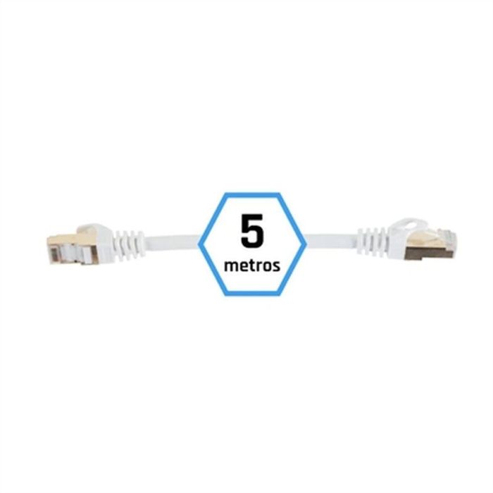 Cable de Red Rígido FTP Categoría 7 iggual IGG318638 Blanco 5 m 3 Cable de Red Rígido FTP Categoría 7 iggual IGG318638 Blanco 5 m 3