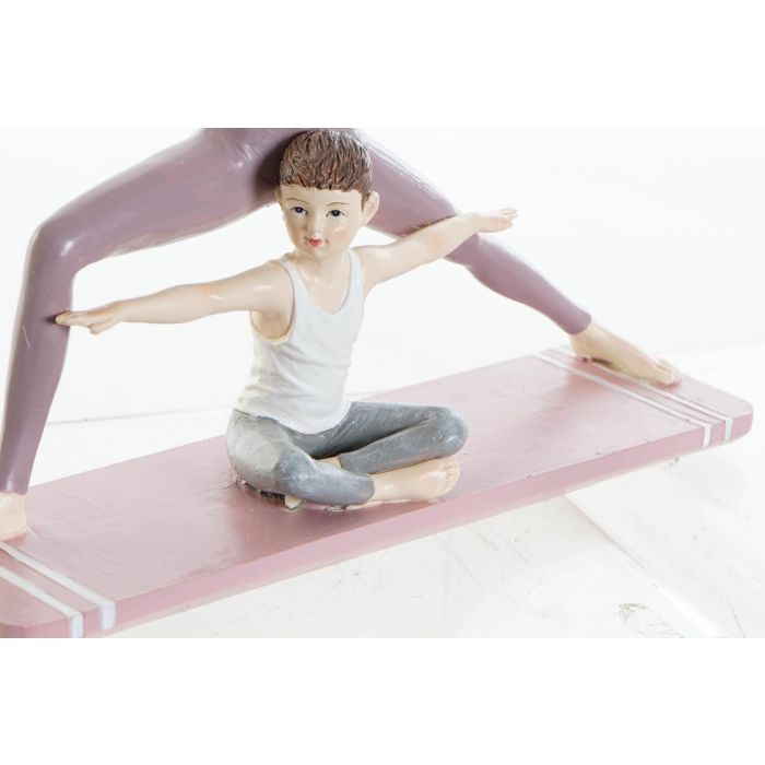Figura Scandi DKD Home Decor Rosa 6.5 x 19.5 x 24 cm 2 Figura Scandi DKD Home Decor Rosa 6.5 x 19.5 x 24 cm 2