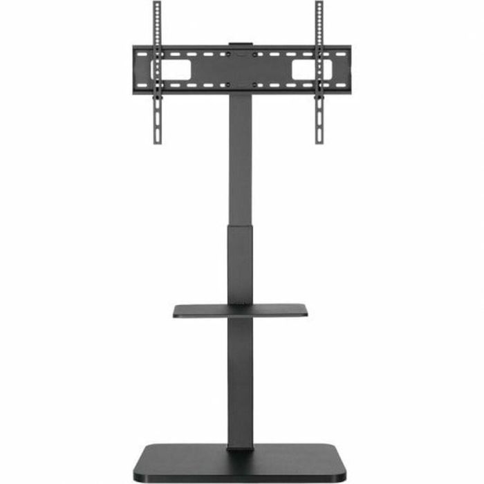 Equip Soporte de Suelo para TV, Compatible con VESA hasta 600x400, Ajustable en Altura, Capacidad de Carga 40kg, con Estante para Equipos y Gestión de Cables