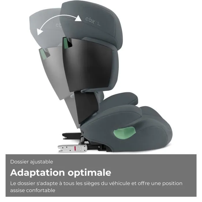Cybex Silla elevadora Solution X i-Fix Coche Gris Cobblestone 3