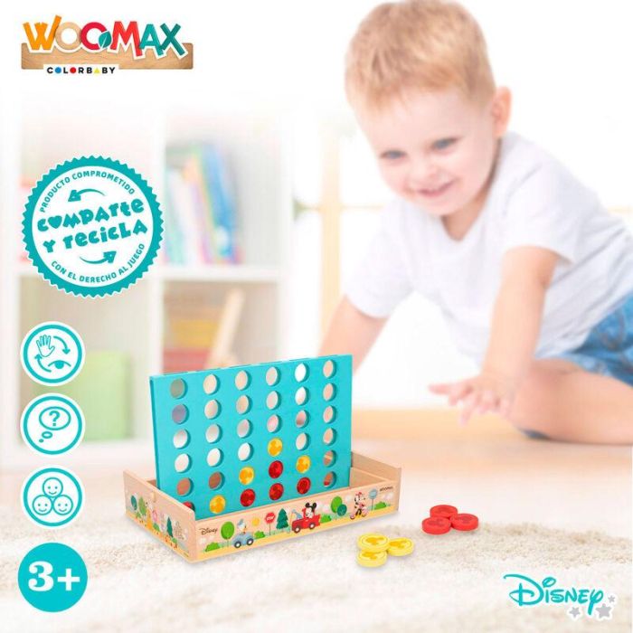 Juego Cuatro en Raya madera Disney 4