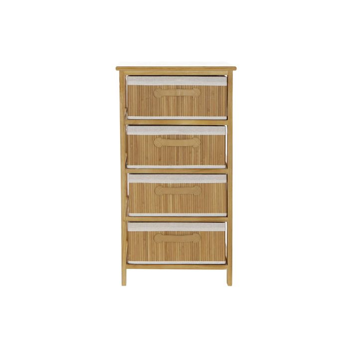 Cajonera Basicos DKD Home Decor Natural 32 x 81 x 42 cm 3