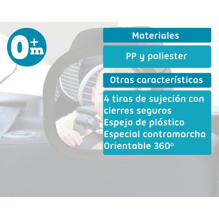 Espejo Retrovisor 27x10 cm 4 Espejo Retrovisor 27x10 cm 4