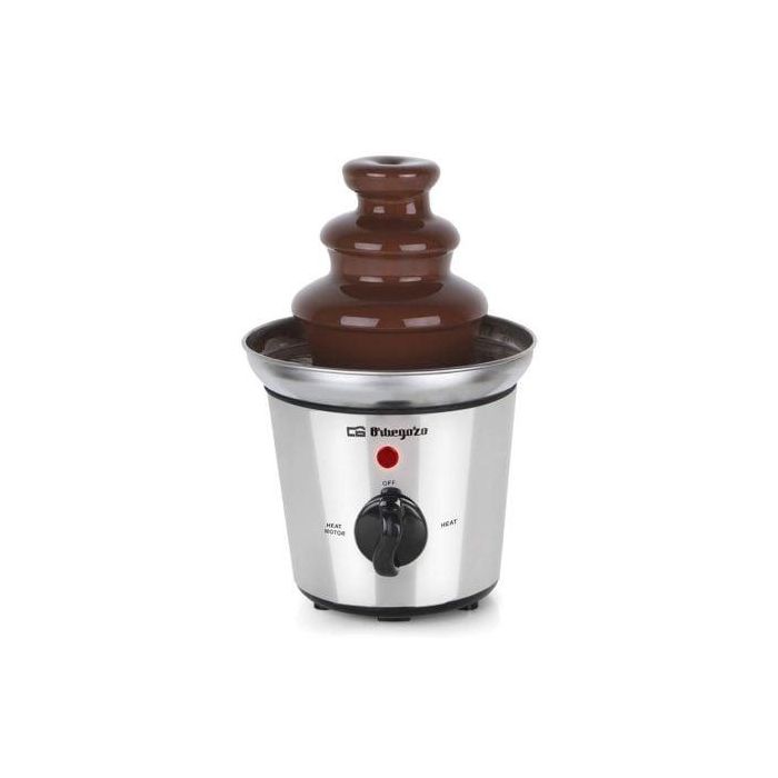 Orbegozo FCH 4000 Fuente de Chocolate 3 Pisos Acero Inoxidable 40W con Mantenimiento de Calor y Base Antideslizante 1 Orbegozo FCH 4000 Fuente de Chocolate 3 Pisos Acero Inoxidable 40W con Mantenimiento de Calor y Base Antideslizante 1