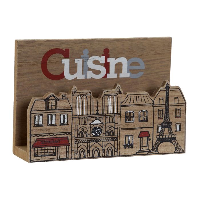 DKD Home Decor Servilletero de Mesa Decorativo Estilo Cottage Multicolor de Mdf, 11 x 5 x 16 cm - Colección Cuisine Paris 0 DKD Home Decor Servilletero de Mesa Decorativo Estilo Cottage Multicolor de Mdf, 11 x 5 x 16 cm - Colección Cuisine Paris 0