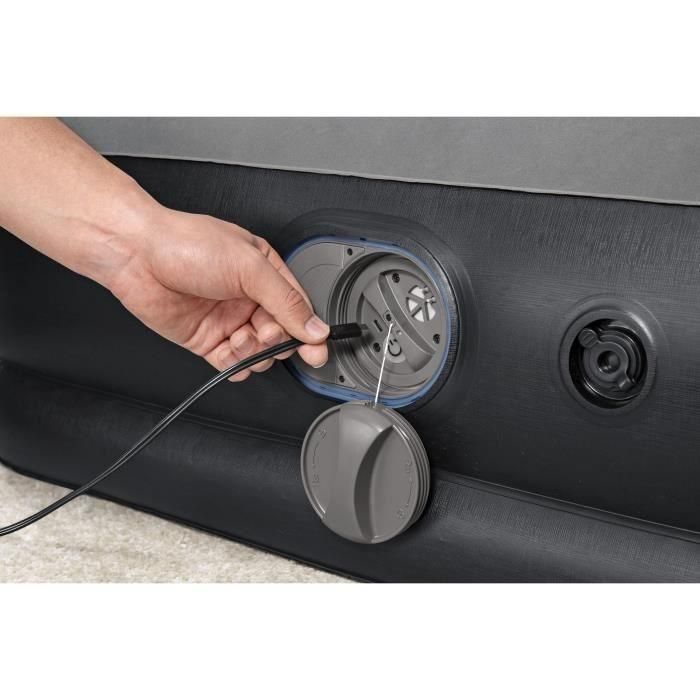 Bestway 671BU Colchón Hinchable Tritech Queen 2 plazas con bomba USB integrada, 2,03m x 1,52m x 36cm 4