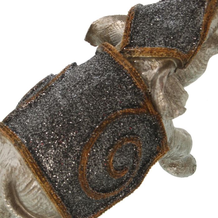 Figura Decorativa Alexandra House Living Plateado Elefante 2