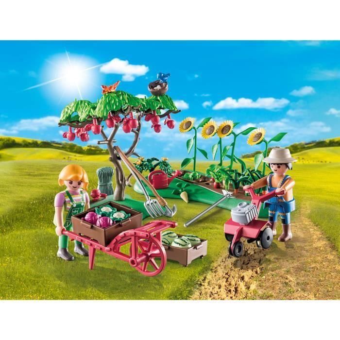 PLAYMOBIL 71380 Starter Pack Huerto - Campo - Con dos personajes y muchos accesorios - A partir de 4 años 1