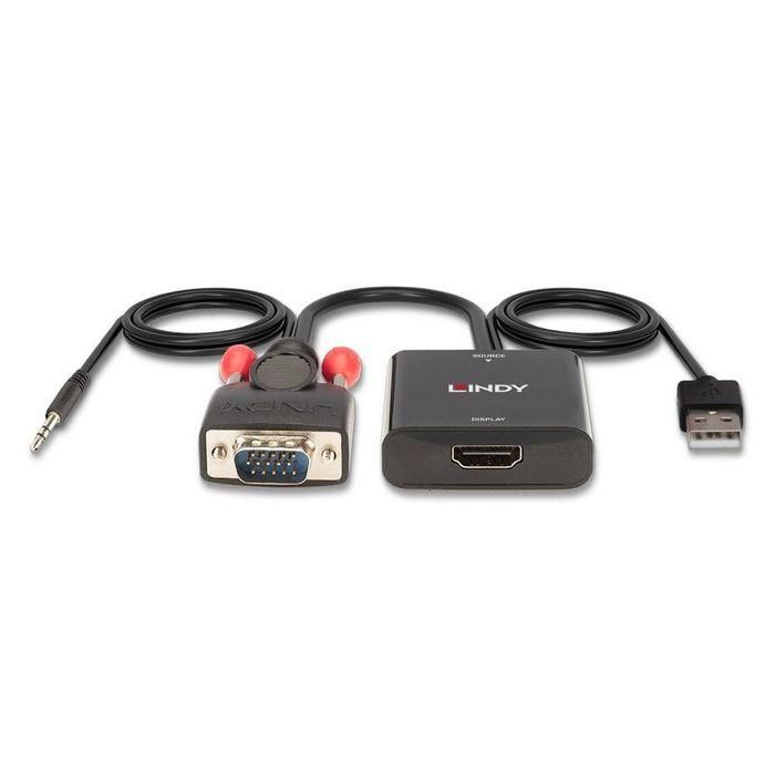 Adaptador VGA a HDMI con Audio LINDY 38284 Negro 3