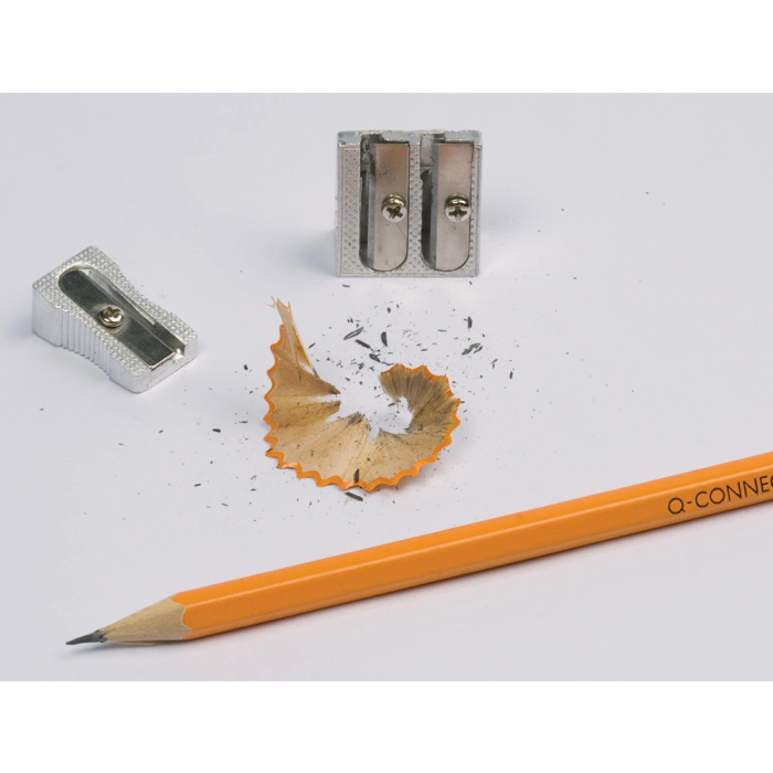 Q-connect Sacapuntas Metálico 2 Usos Cuña 3 Q-connect Sacapuntas Metálico 2 Usos Cuña 3