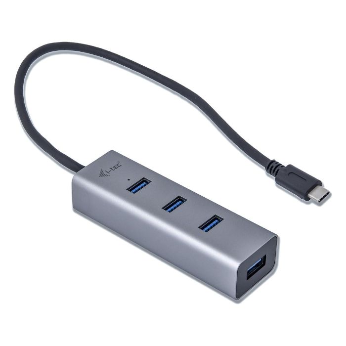 Hub USB i-Tec C31HUBMETAL403 USB x 4 Gris 1