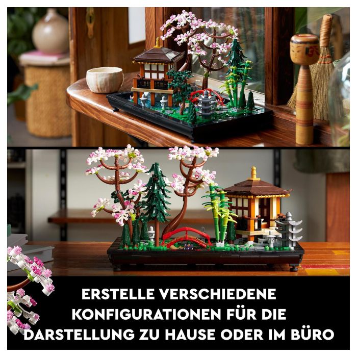 LEGO ICONS 10315 Jardín Meditativo, Juego de Construcción, 1363 Piezas, 18+ Años