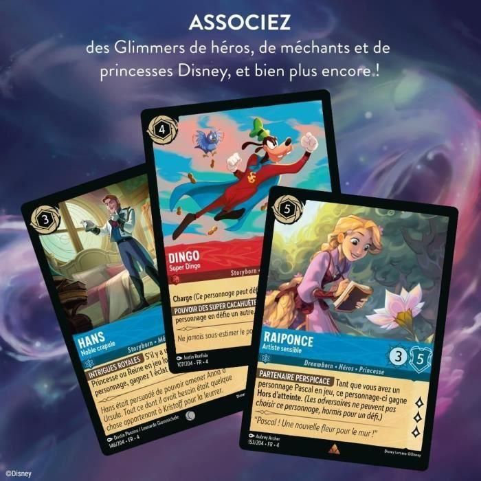 Disney Lorcana TCG: Preludio, Juego de Cartas, Edad 8 - 11098401, Ravensburger 4 Disney Lorcana TCG: Preludio, Juego de Cartas, Edad 8 - 11098401, Ravensburger 4