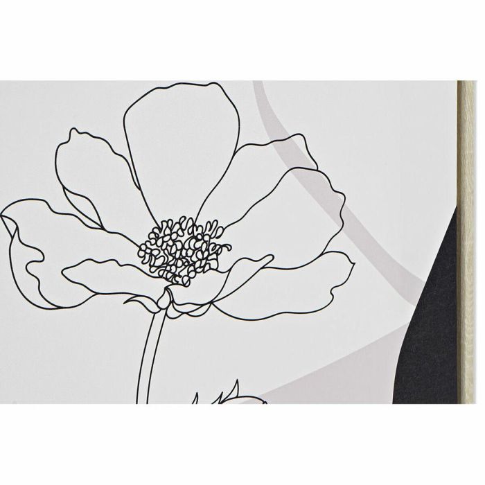 Cuadro Scandi DKD Home Decor Beige Negro 2.5 x 50 x 40 cm (4 Unidades) 1 Cuadro Scandi DKD Home Decor Beige Negro 2.5 x 50 x 40 cm (4 Unidades) 1
